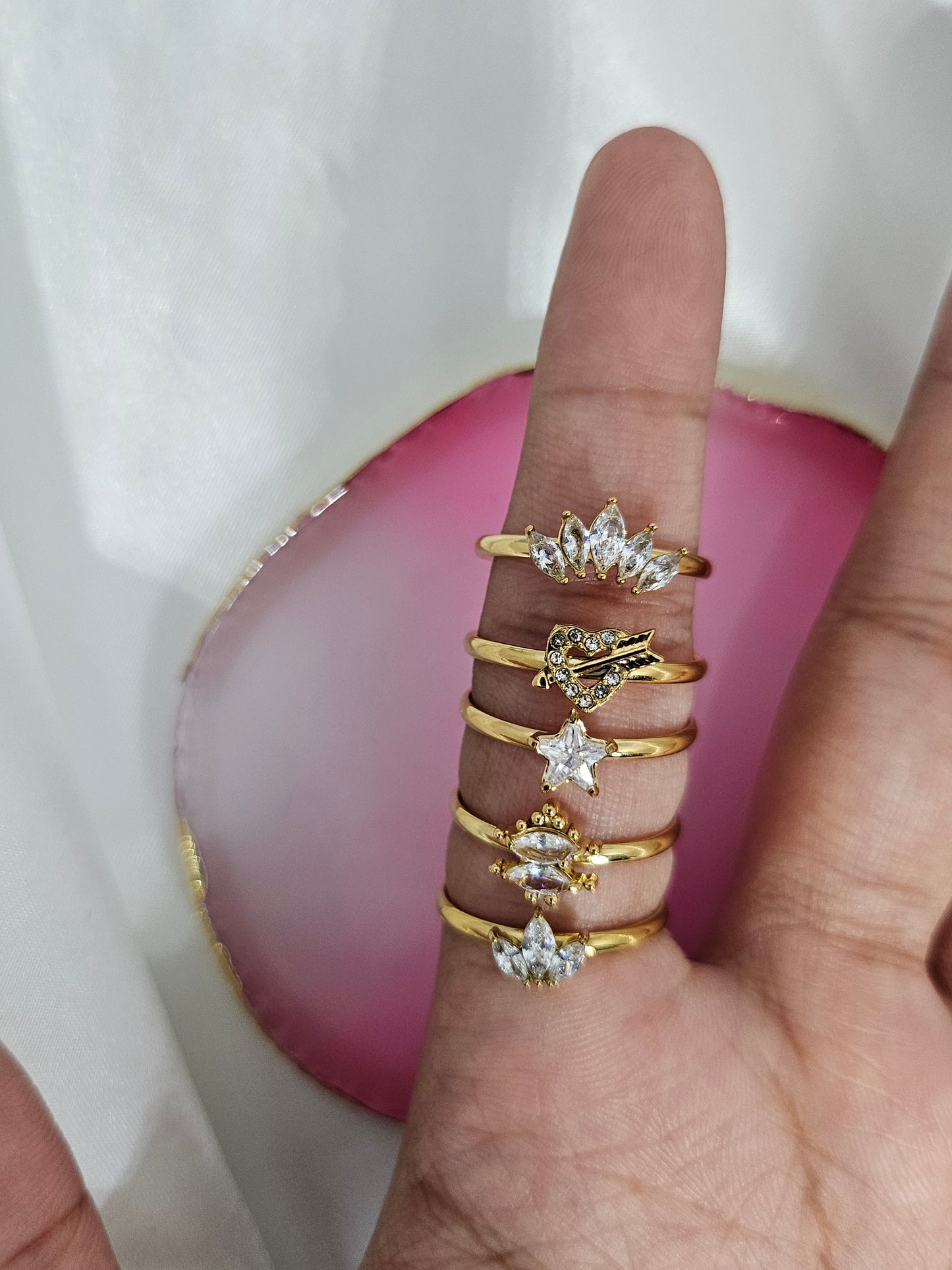ELLA Rings - 18K Gold Plated Rings
