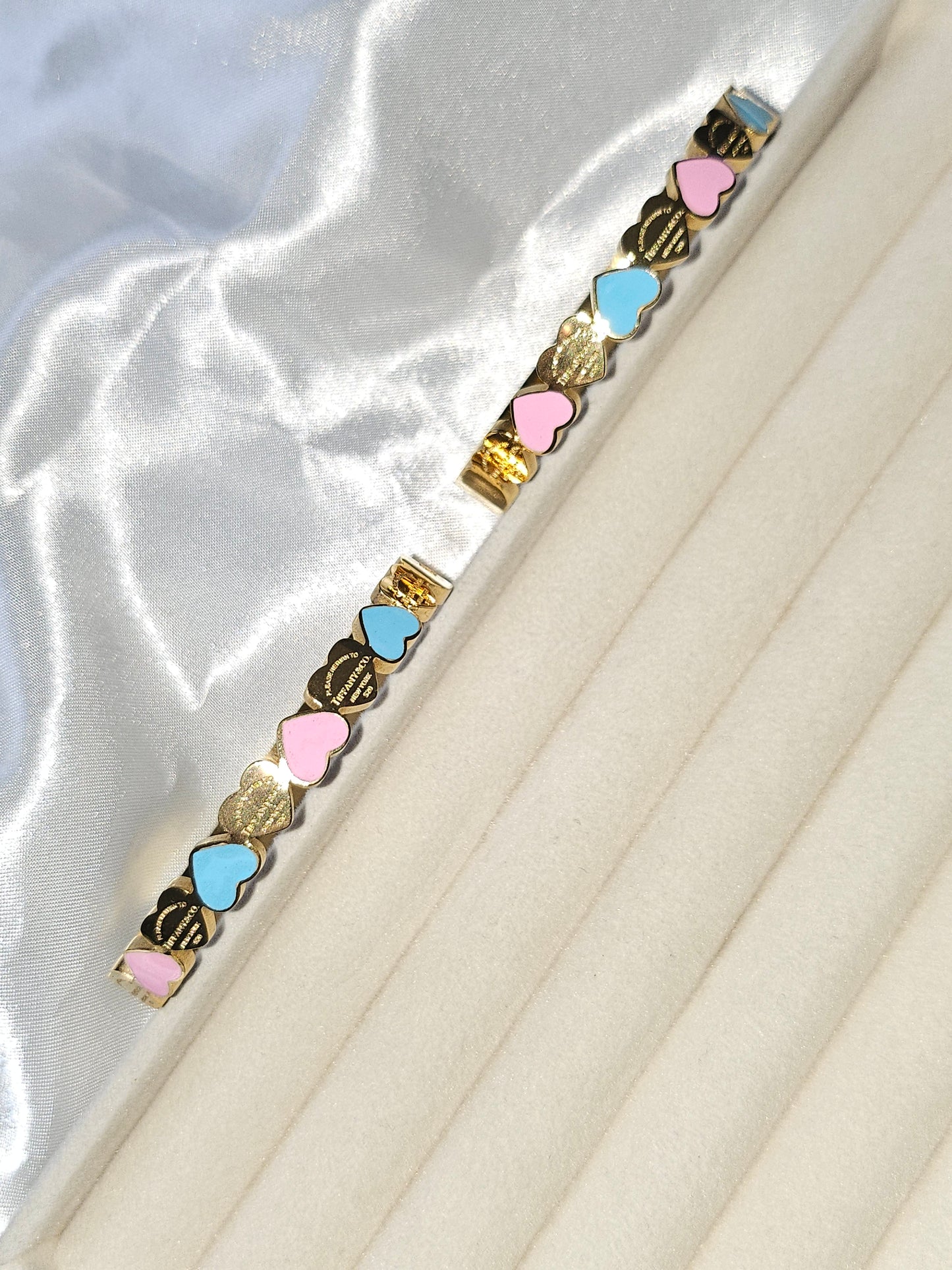 ATHENA Heart Bangle - 18K Gold Plated Bangle