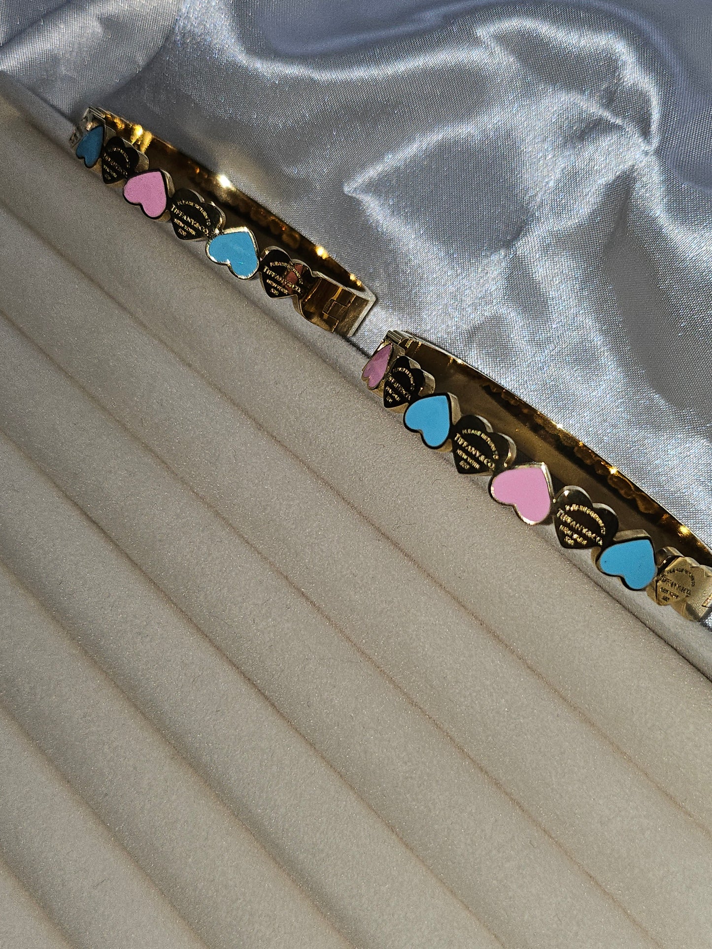 ATHENA Heart Bangle - 18K Gold Plated Bangle