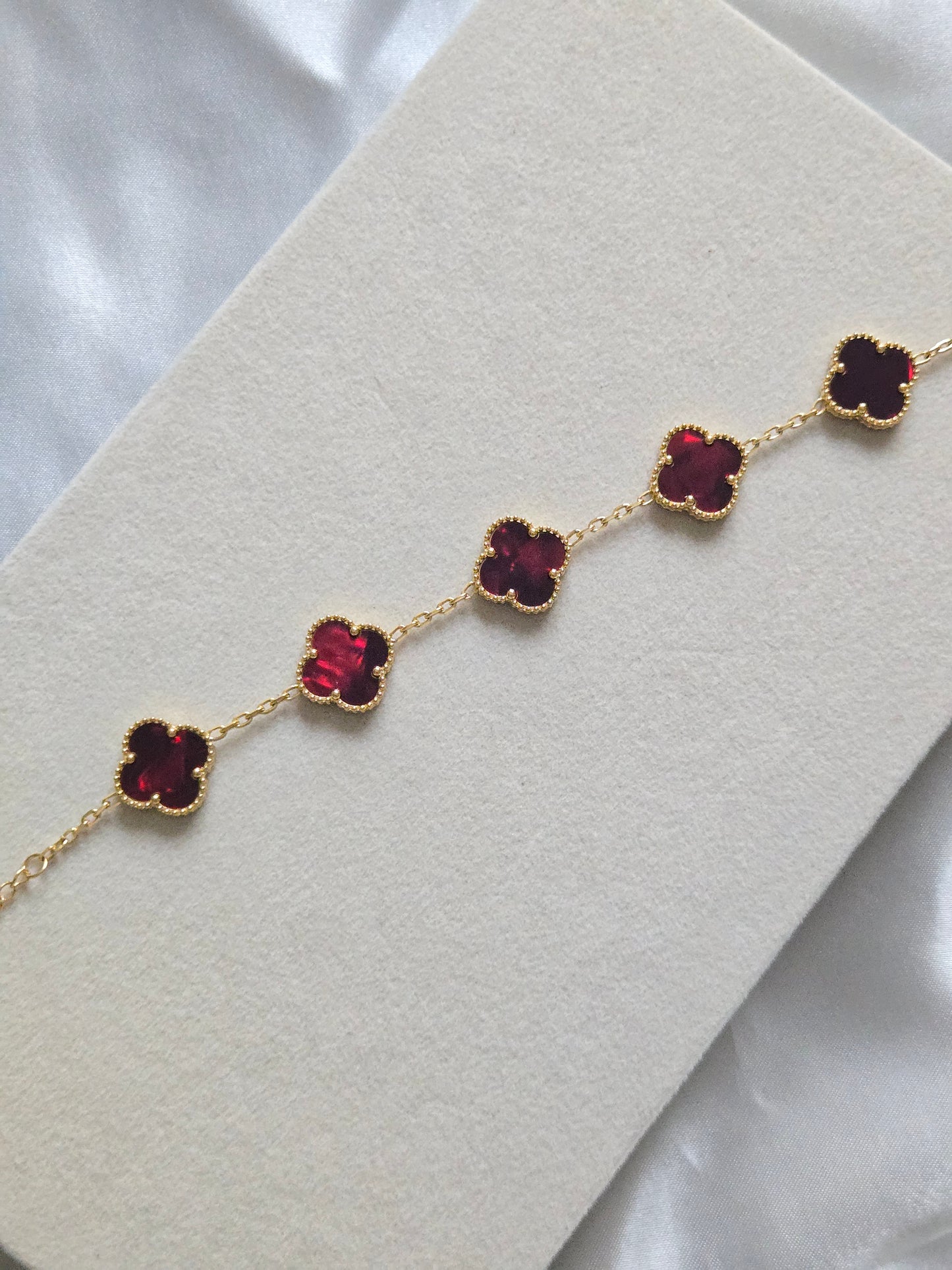 MOONLIGHT Marble 15mm Bracelet - 18K Gold Plated