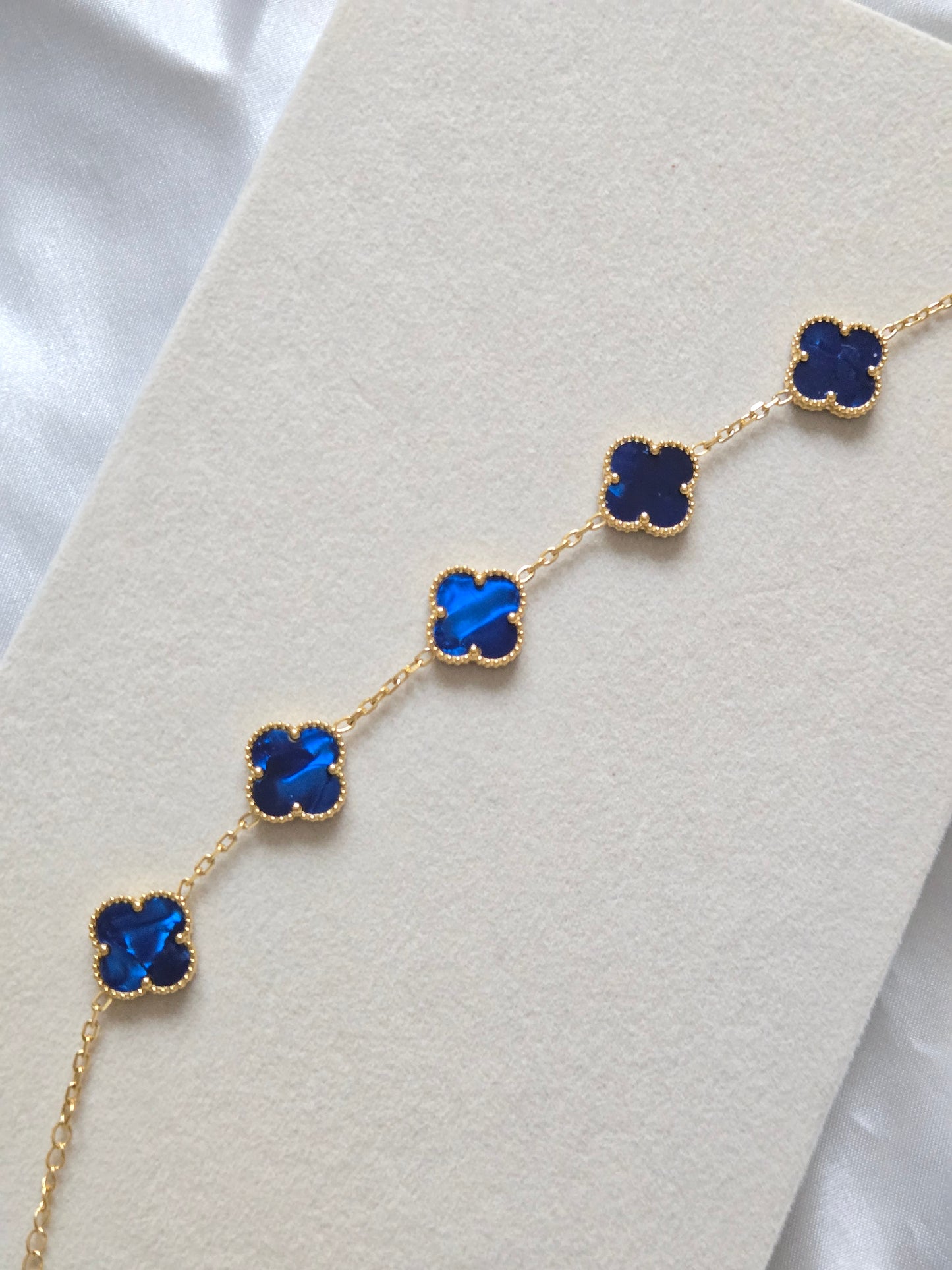 MOONLIGHT Marble 15mm Bracelet - 18K Gold Plated