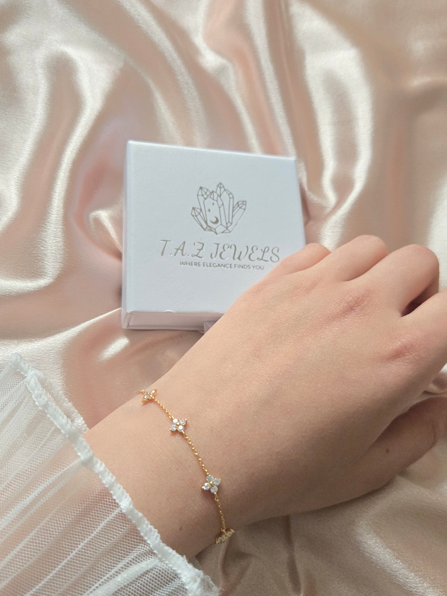ASTRA Gold Thin Bracelet - 925 Sterling Silver