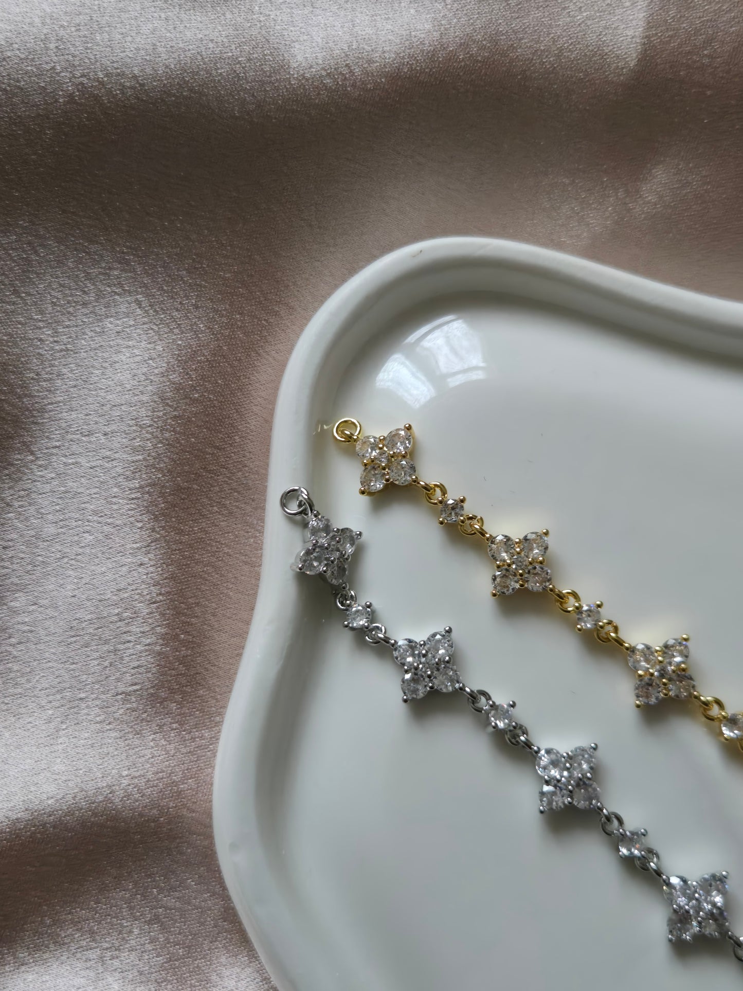 ARISSA Crystal Bracelet - Stainless Steel