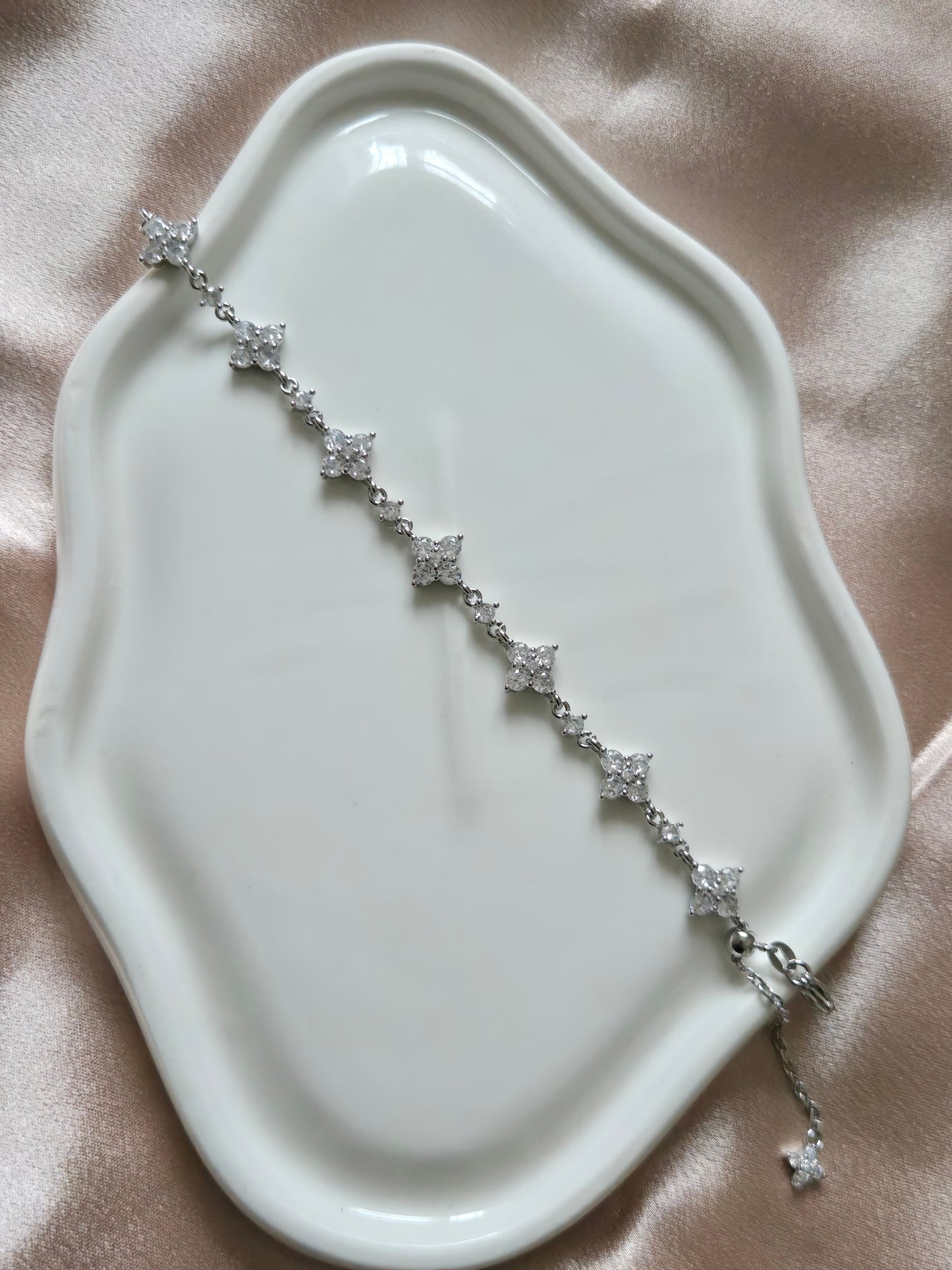 ARISSA Crystal Bracelet - Stainless Steel