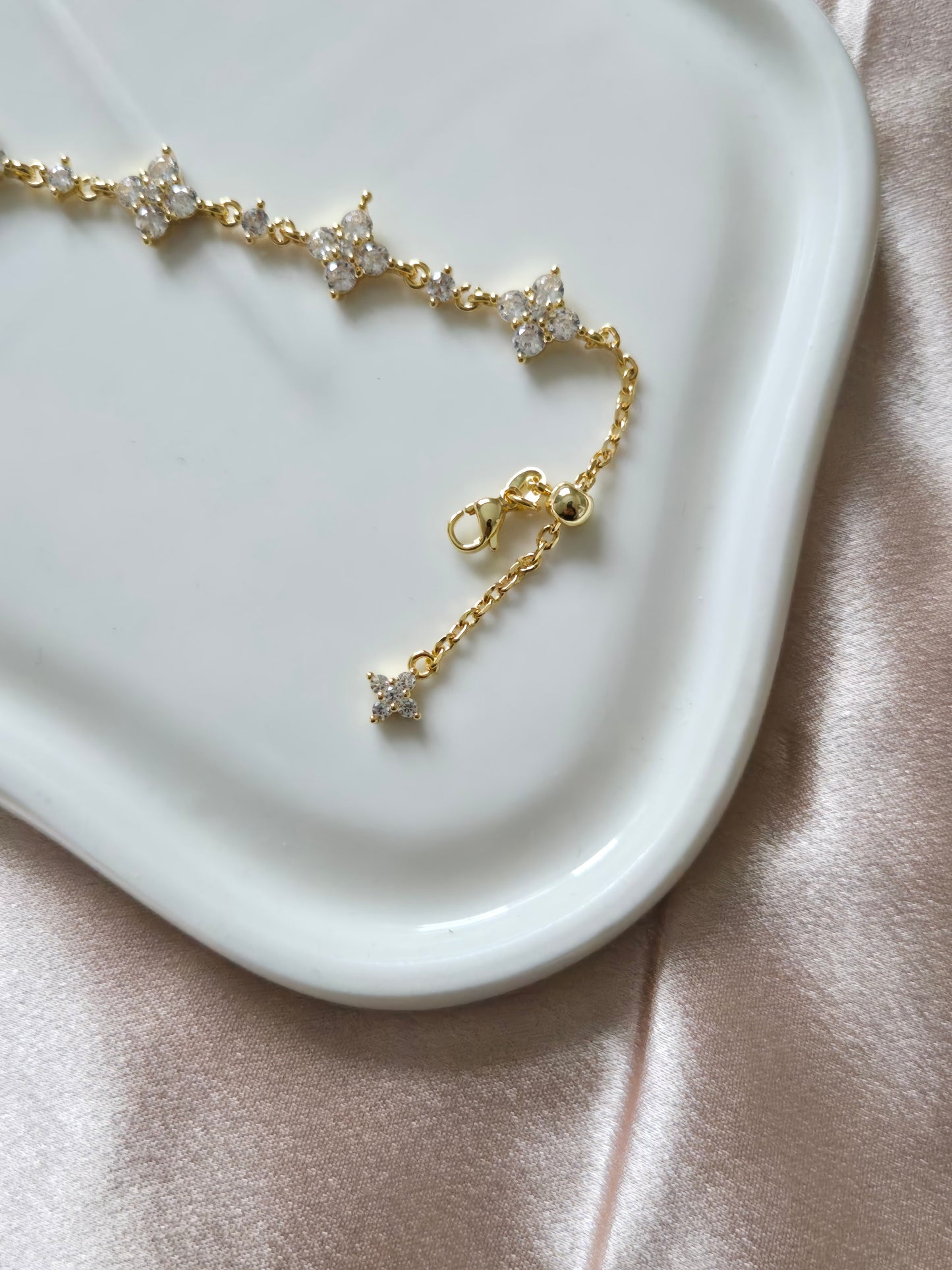 ARISSA Crystal Bracelet - Stainless Steel