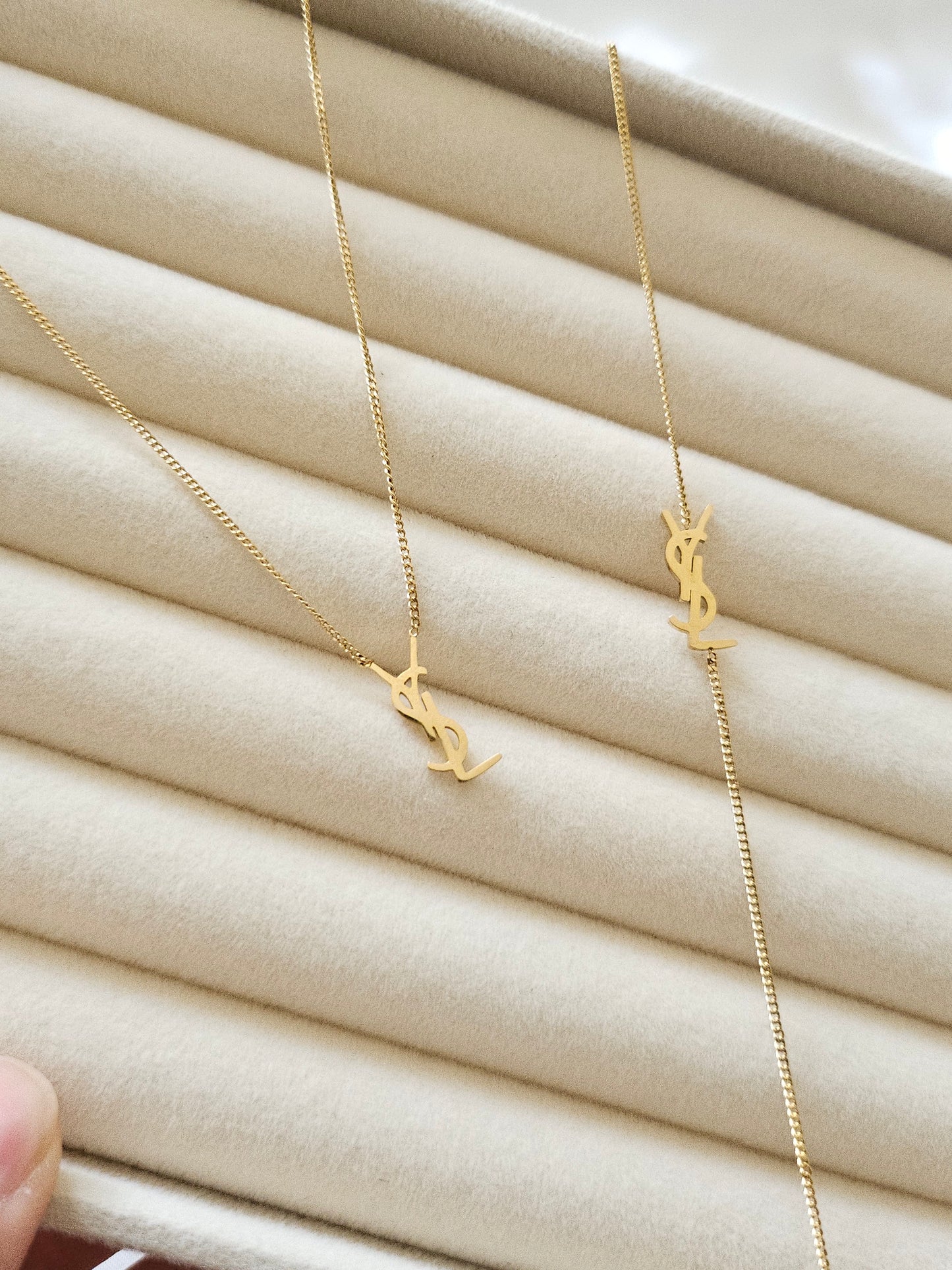 Rose Gold Thin Chained Necklace- 18K Gold Plated