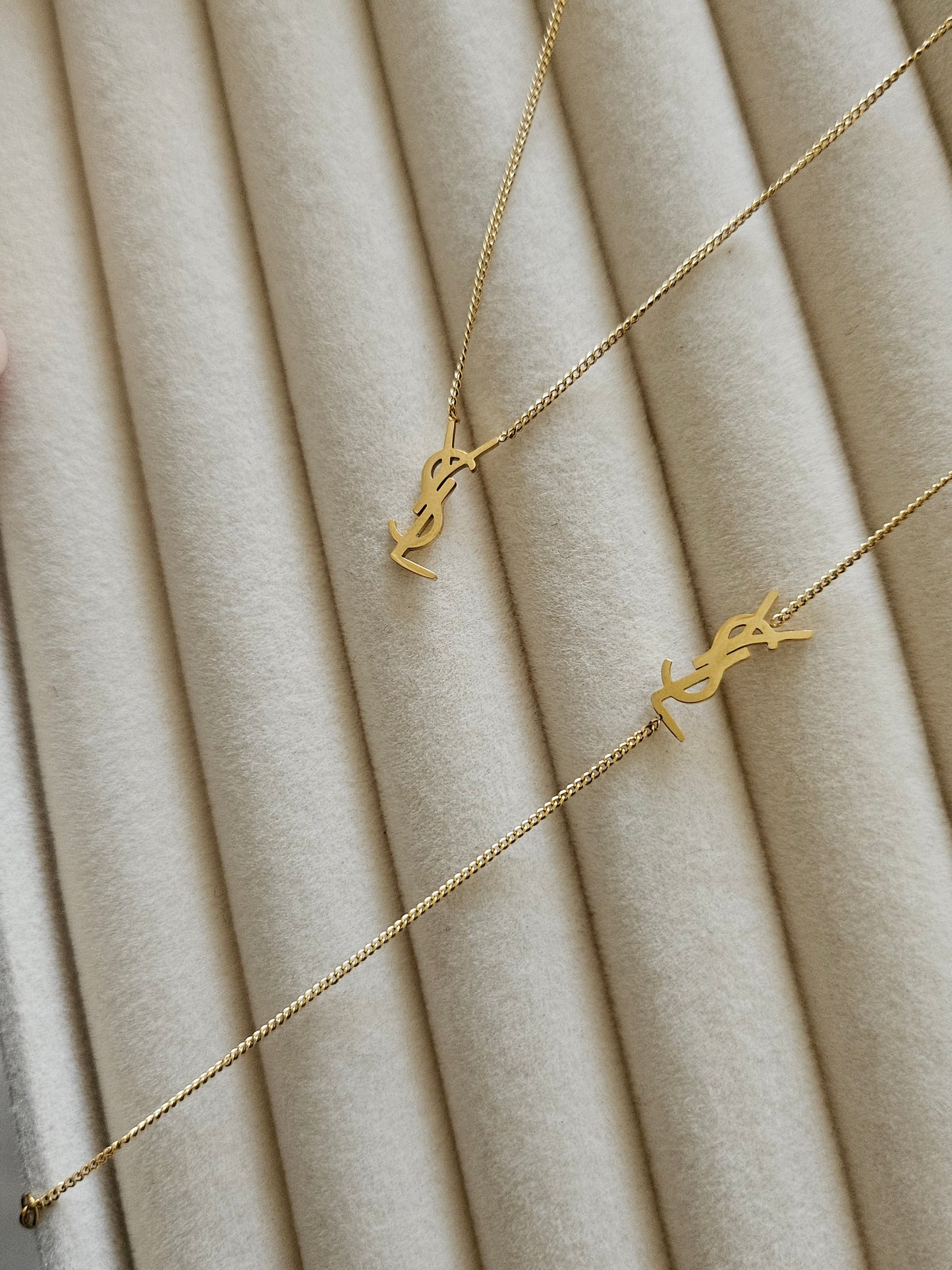 Rose Gold Thin Chained Necklace- 18K Gold Plated