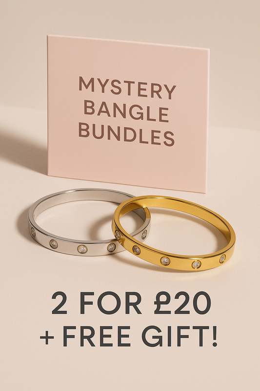 Mystery Bangle Bundle - Gold & Silver - Stainless Steel