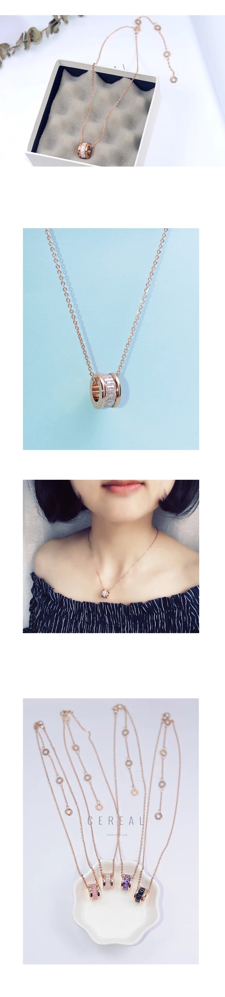 BALA Ring Necklace 18K Gold Plated