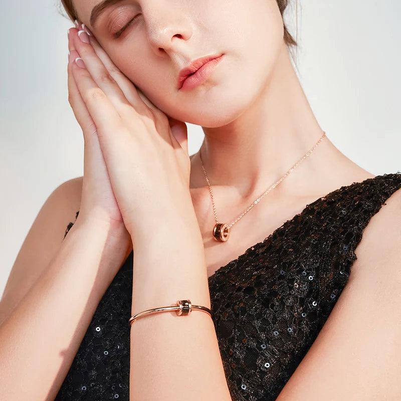 BALA Ring Necklace 18K Gold Plated