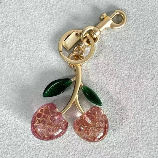 JADE Bag Charms - Rose Cherry