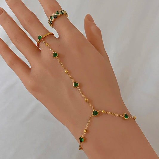 ESMERAY Finger Chain Bracelet