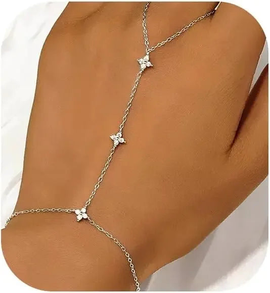 ELARA Finger Chain Bracelet