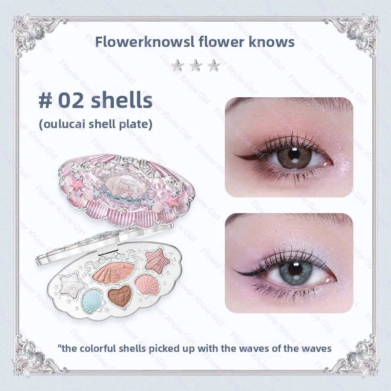 Flower Knows black Swan Ballet Eyeshadow Palette