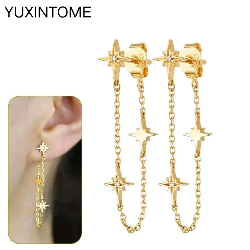 EMILY Zirconia Earrings - 925 Sterling Silver