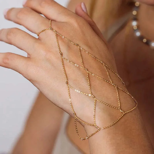 Aurelia Finger Chain Bracelet