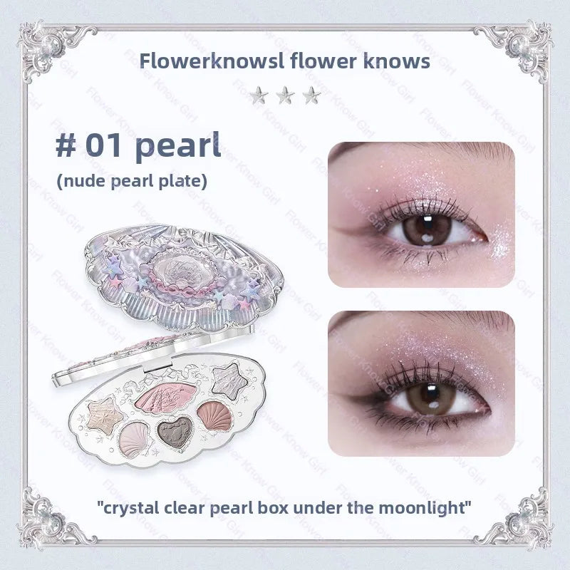 Flower Knows black Swan Ballet Eyeshadow Palette