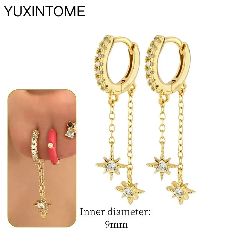 EMILY Zirconia Earrings - 925 Sterling Silver