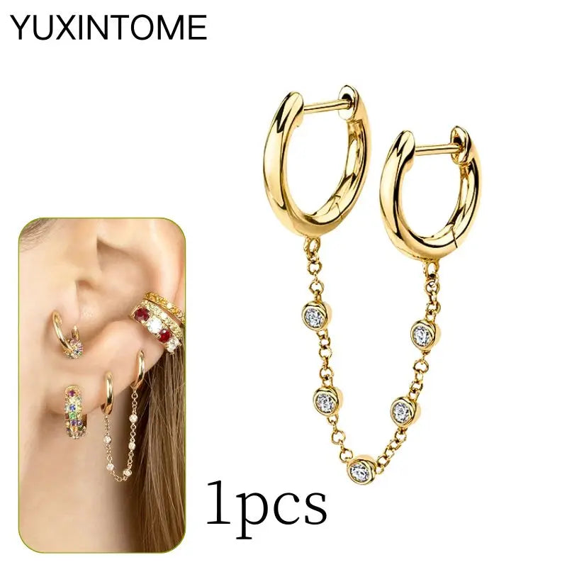 EMILY Zirconia Earrings - 925 Sterling Silver