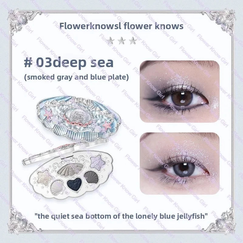 Flower Knows black Swan Ballet Eyeshadow Palette