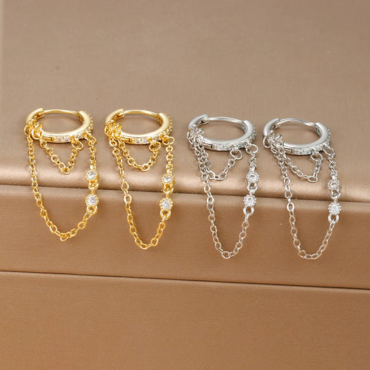 SELENE Tassel Drop Earrings - Stainless Steel
