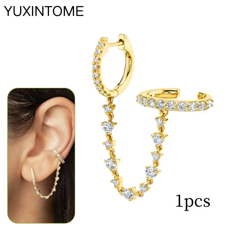 EMILY Zirconia Earrings - 925 Sterling Silver