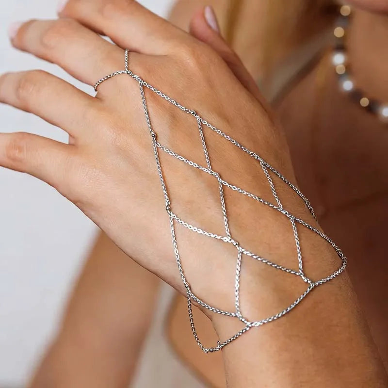 Aurelia Finger Chain Bracelet