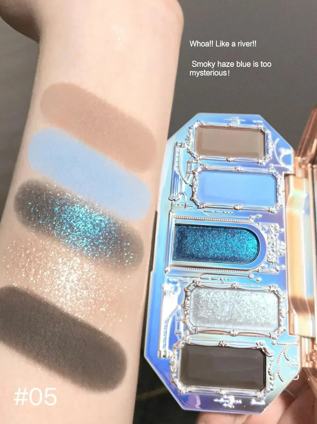 Flower Knows black Swan Ballet Eyeshadow Palette