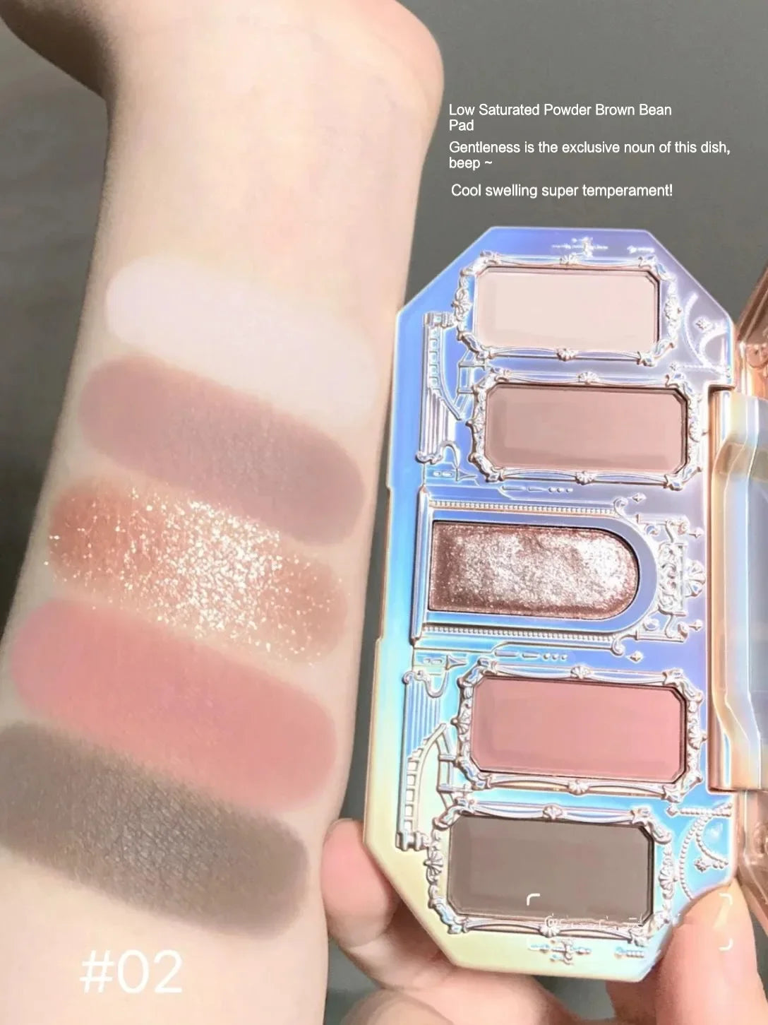 Flower Knows black Swan Ballet Eyeshadow Palette