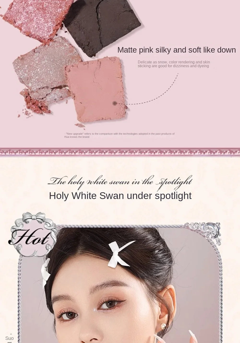 Flower Knows black Swan Ballet Eyeshadow Palette