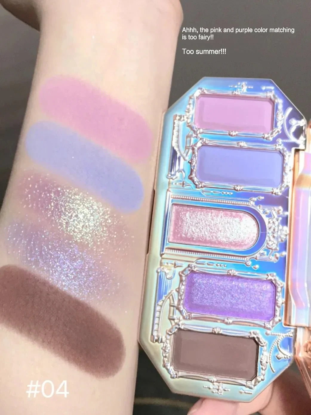 Flower Knows black Swan Ballet Eyeshadow Palette