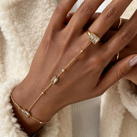 Amaya Finger Chain Bracelet