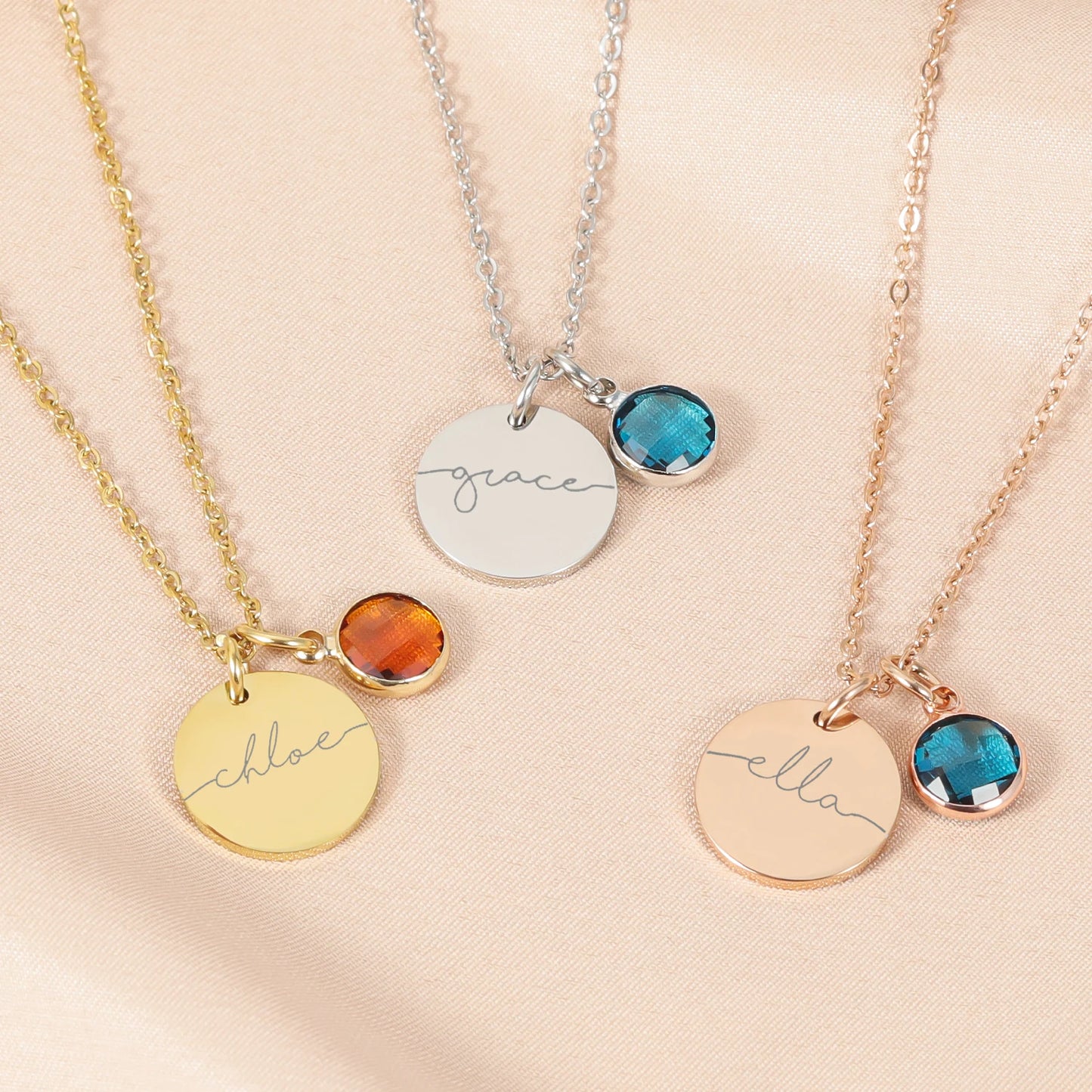 AMEERA Birthstone Custom Necklace