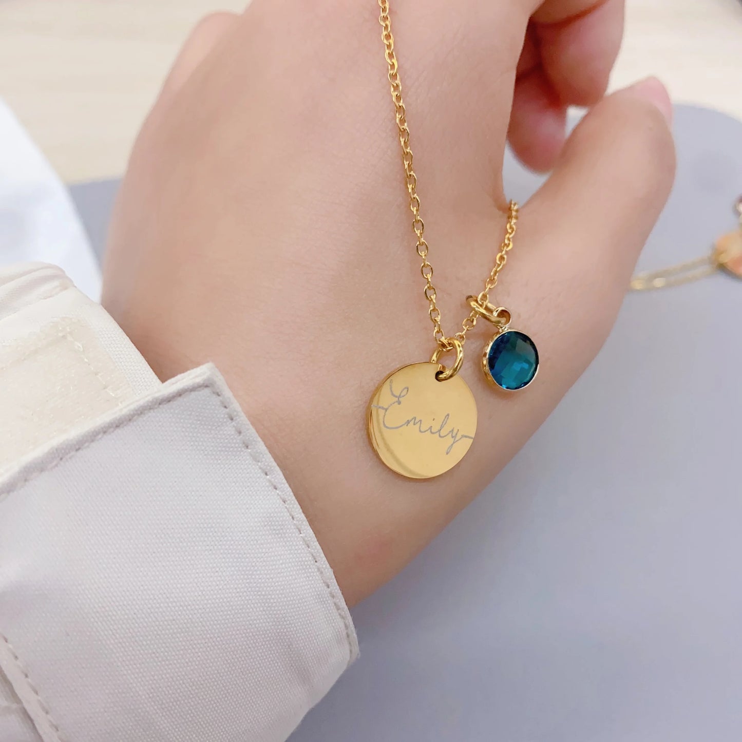 AMEERA Birthstone Custom Necklace
