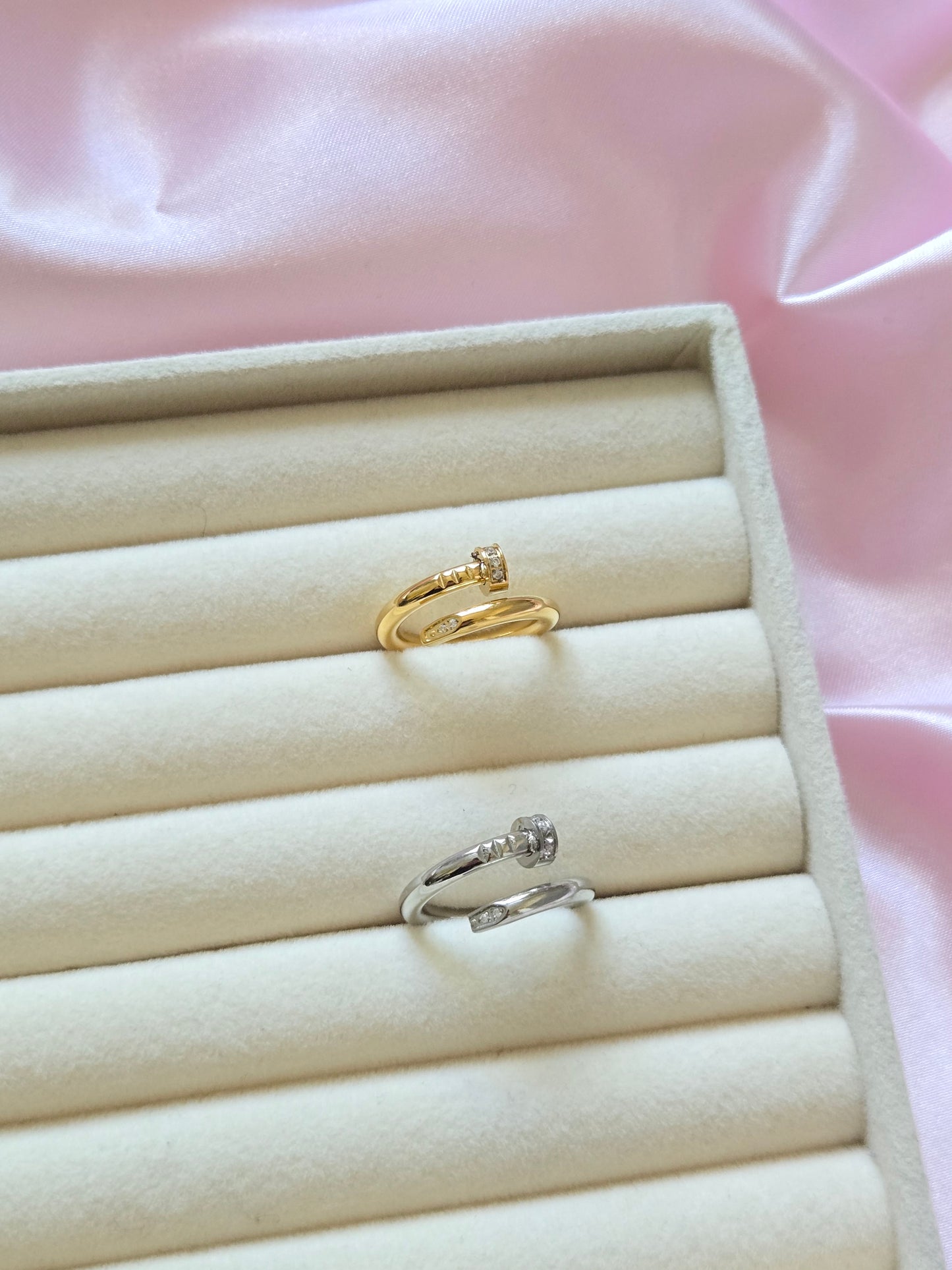NORA Nail Rings - Stainless Steel