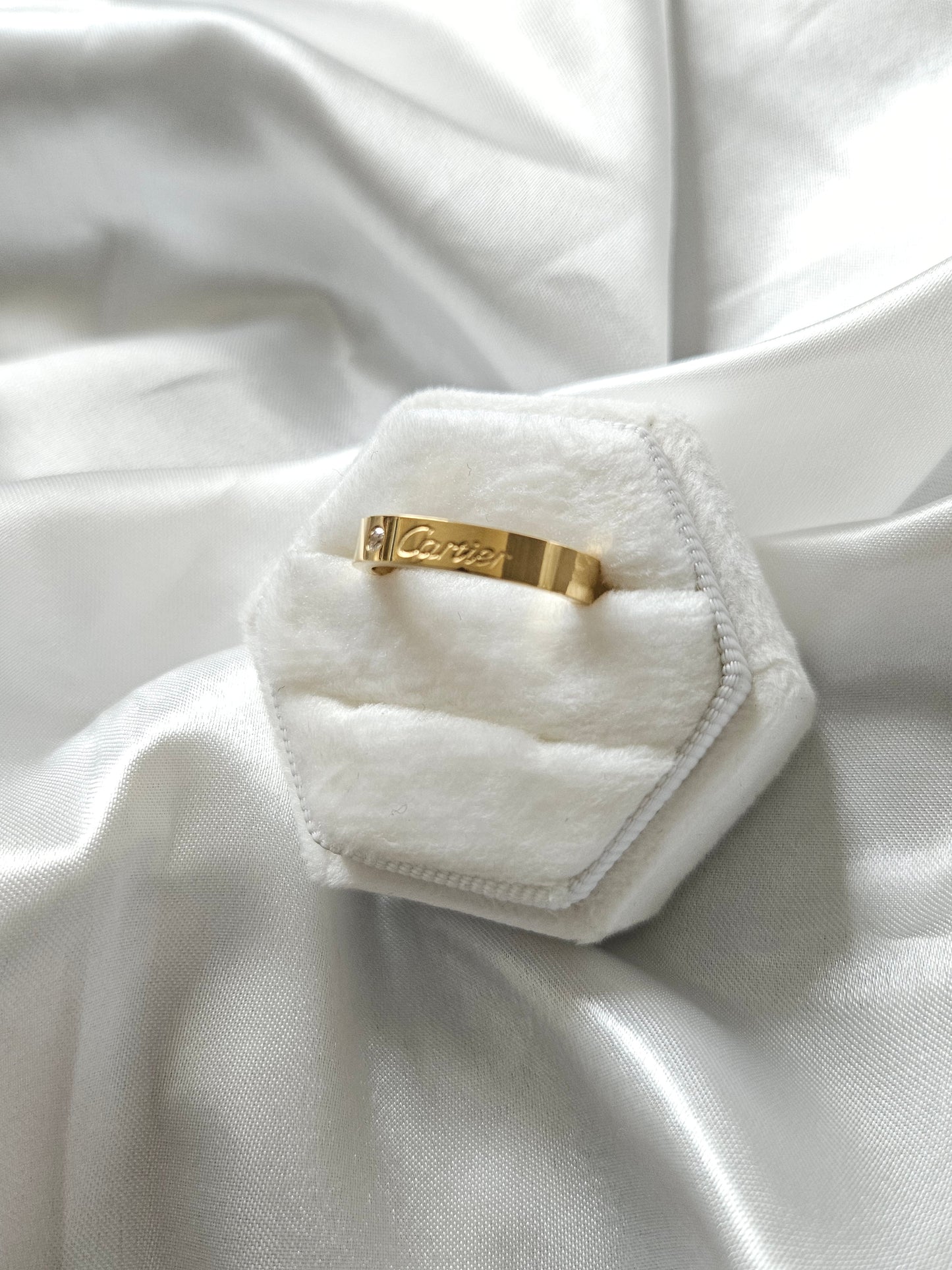 SIENNA Gold & Silver Jewel Band Rings - Stainless Steel