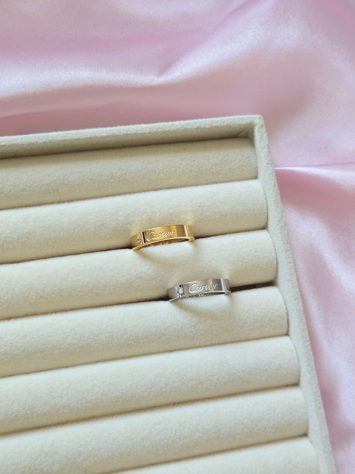 SIENNA Jewel Band Rings - Stainless Steel