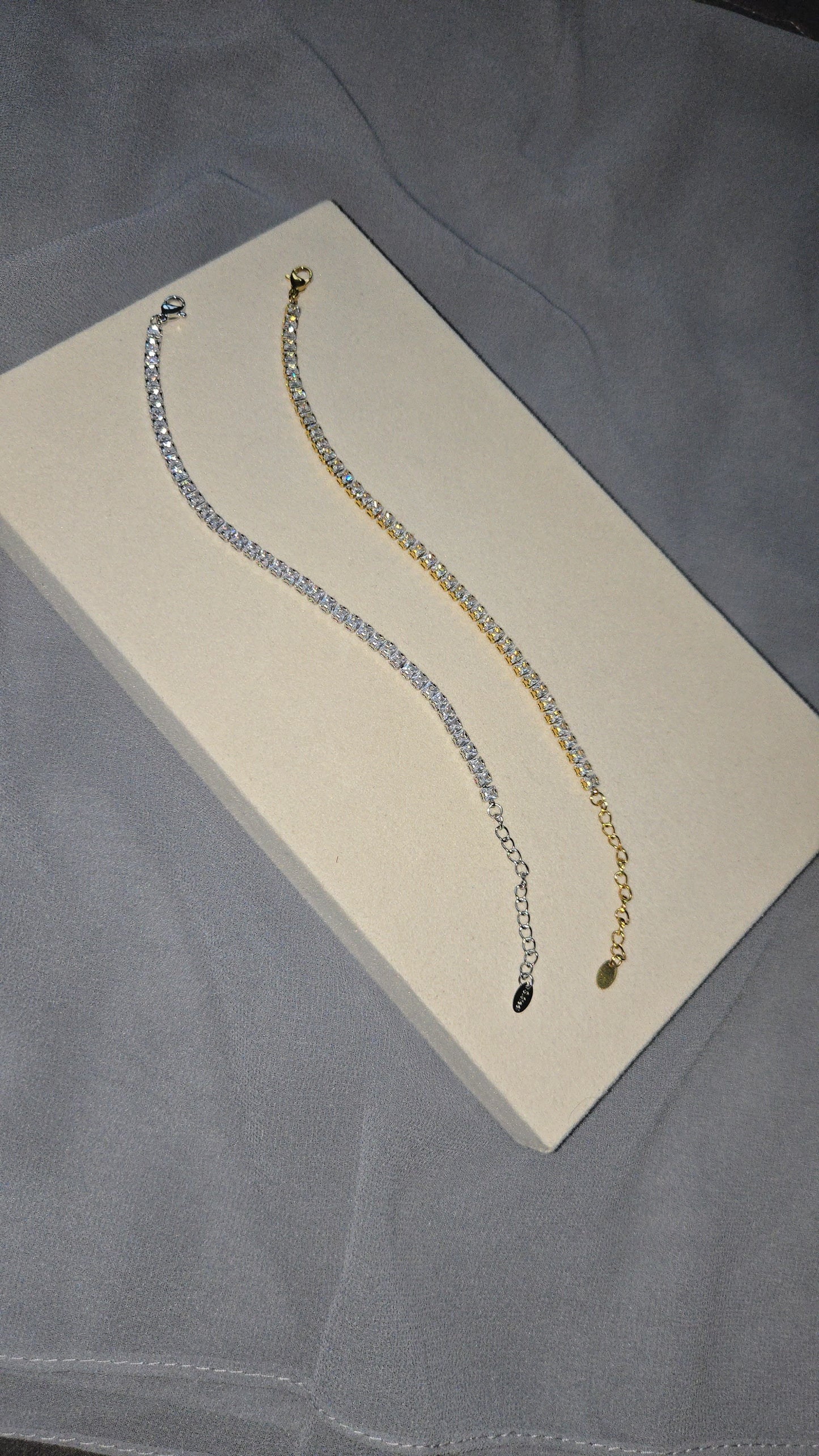 COCO Gold & Silver Tennis Bracelets - Stainless Steel